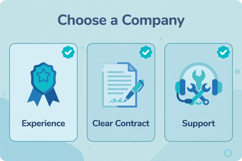 How to choose a home automation company: experience, clear contract, and ongoing support