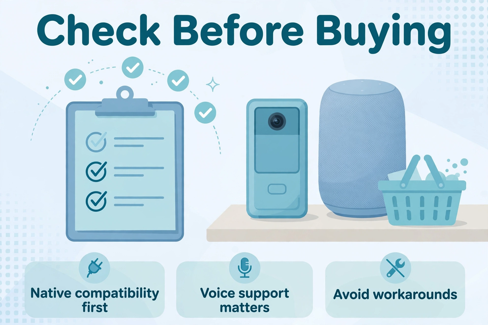 What to check before buying a doorbell for Google Home: native compatibility, voice support, and avoiding workarounds
